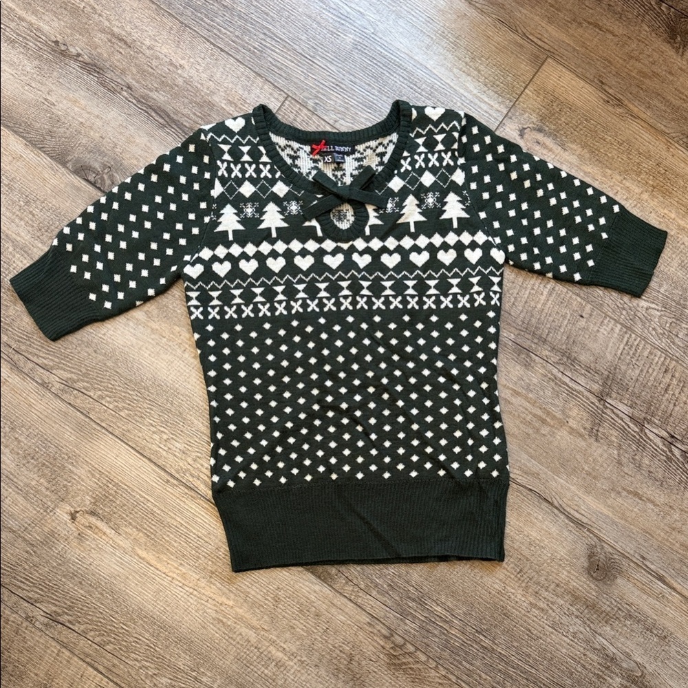 Hell Bunny festive sweater extra small vintage